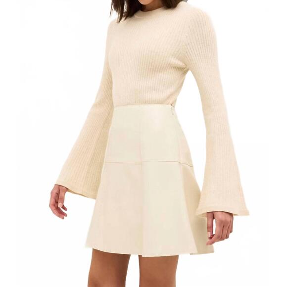 NEW MARIE OLIVER carrey sweater top in turtledove